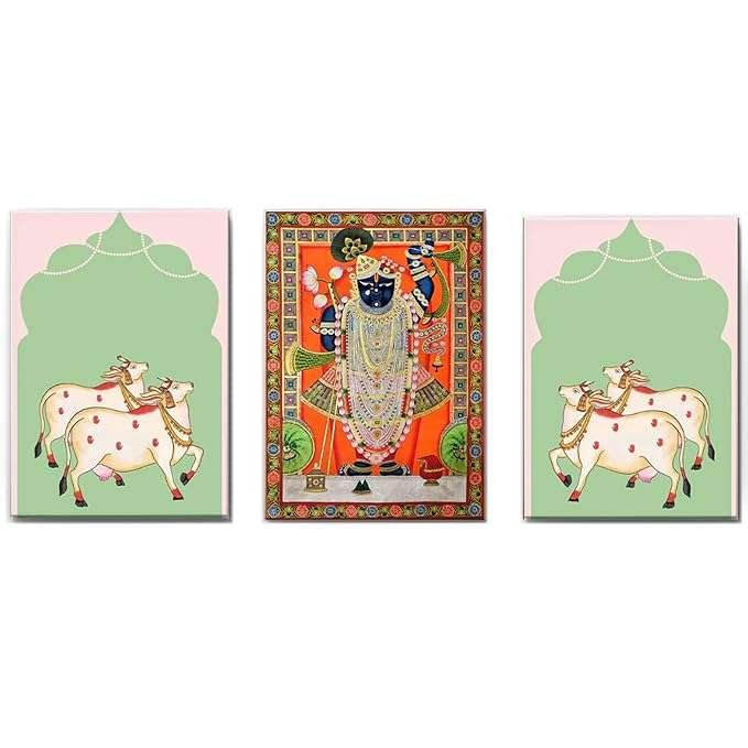 Pichwai Handmade Wall Painting - Image 6